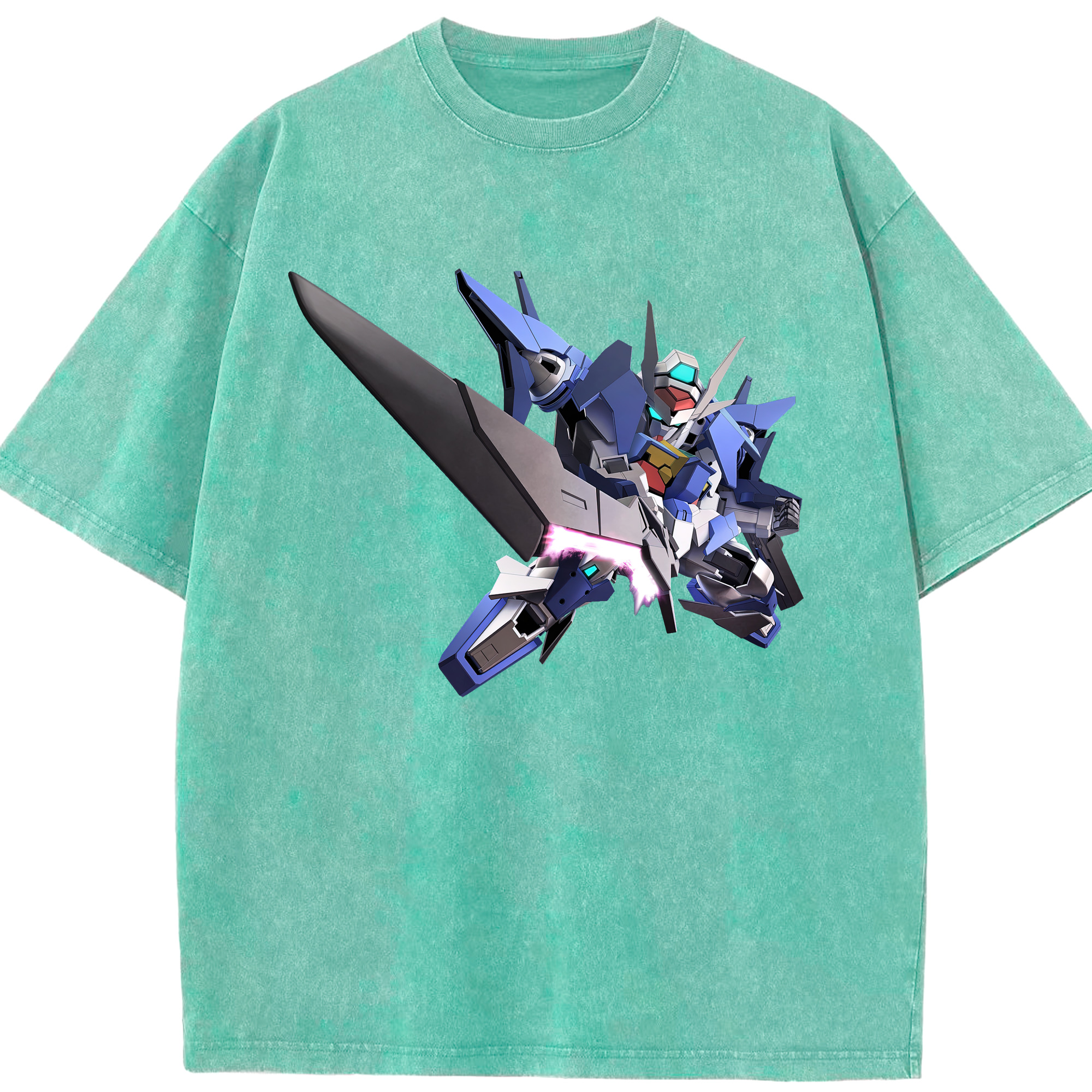 （画像用） 機動戦士ガンダム Mobile Suit Gundam 綿100% ヴィンテージ風 半袖Tシャツ（フロントプリント）
